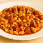 trenčiansky párok s fazuľou