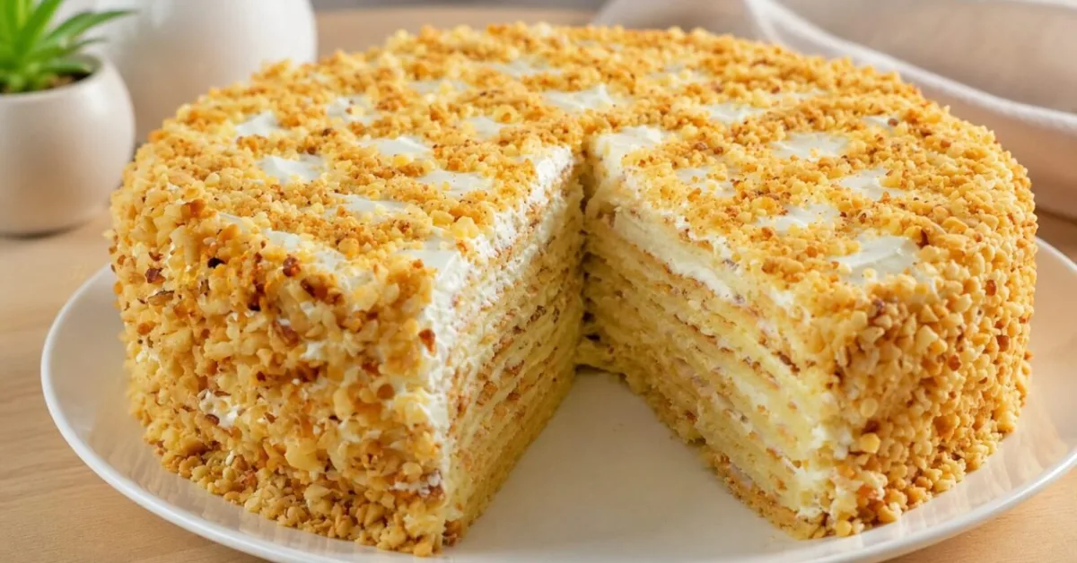 tvarohová torta z panvice