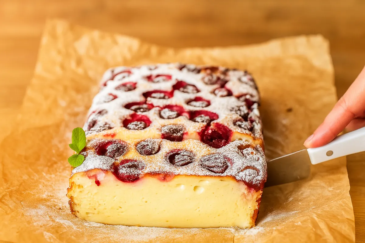 tvarohový koláč bez cesta