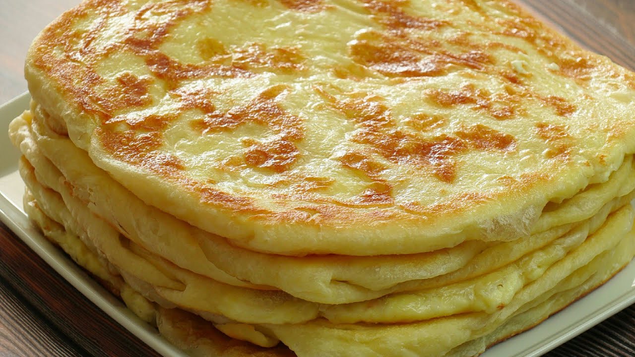 kefírové placky plnené tvarohom