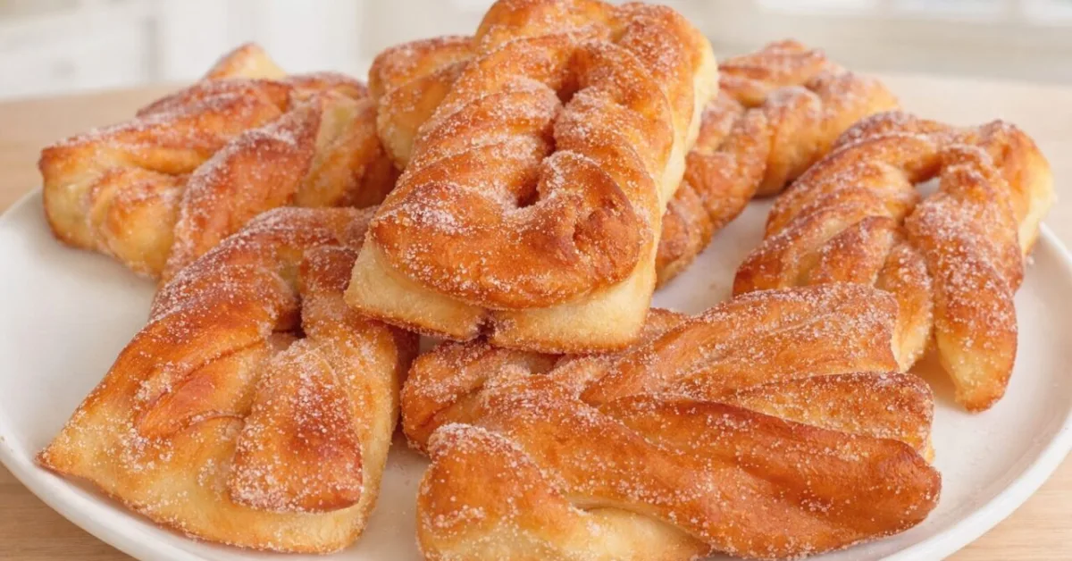 vanilkové pletenky z panvice