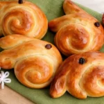 veľkonočné zajačiky z brioškového cesta