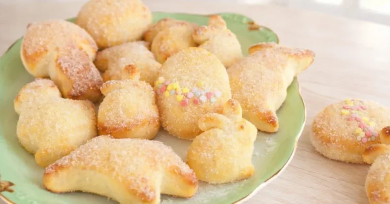 veľkonočné zajačiky z tvarohového cesta