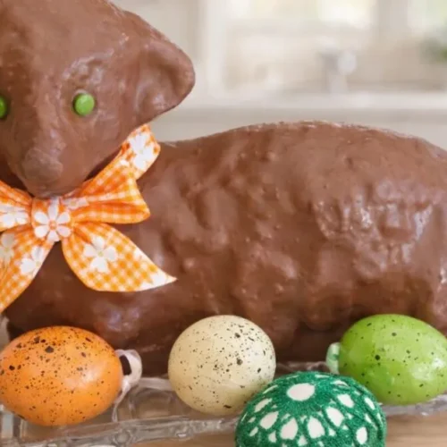 veľkonočný baránok s orechmi