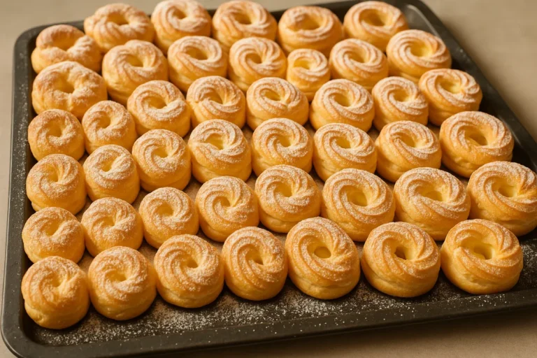 venčeky s vanilkovým krémom