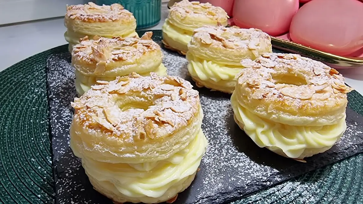 Venčeky so žĺtkovým krémom