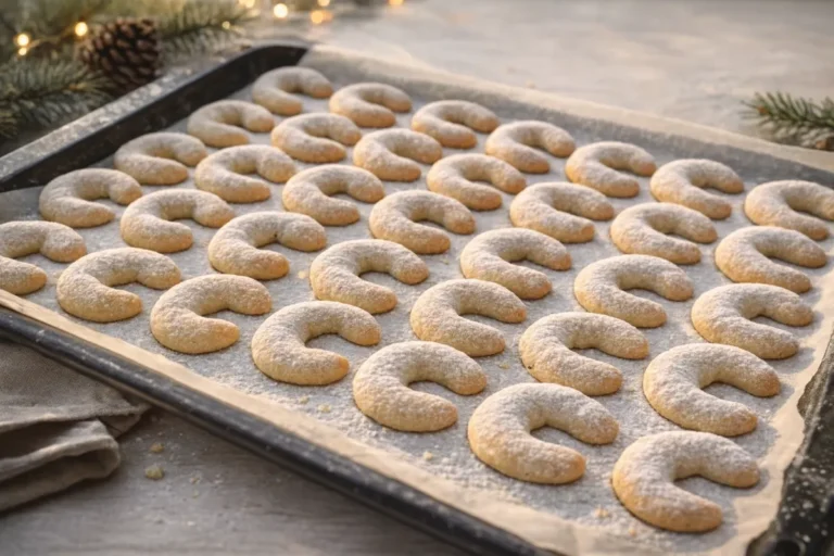 vianočné mandľové rožteky