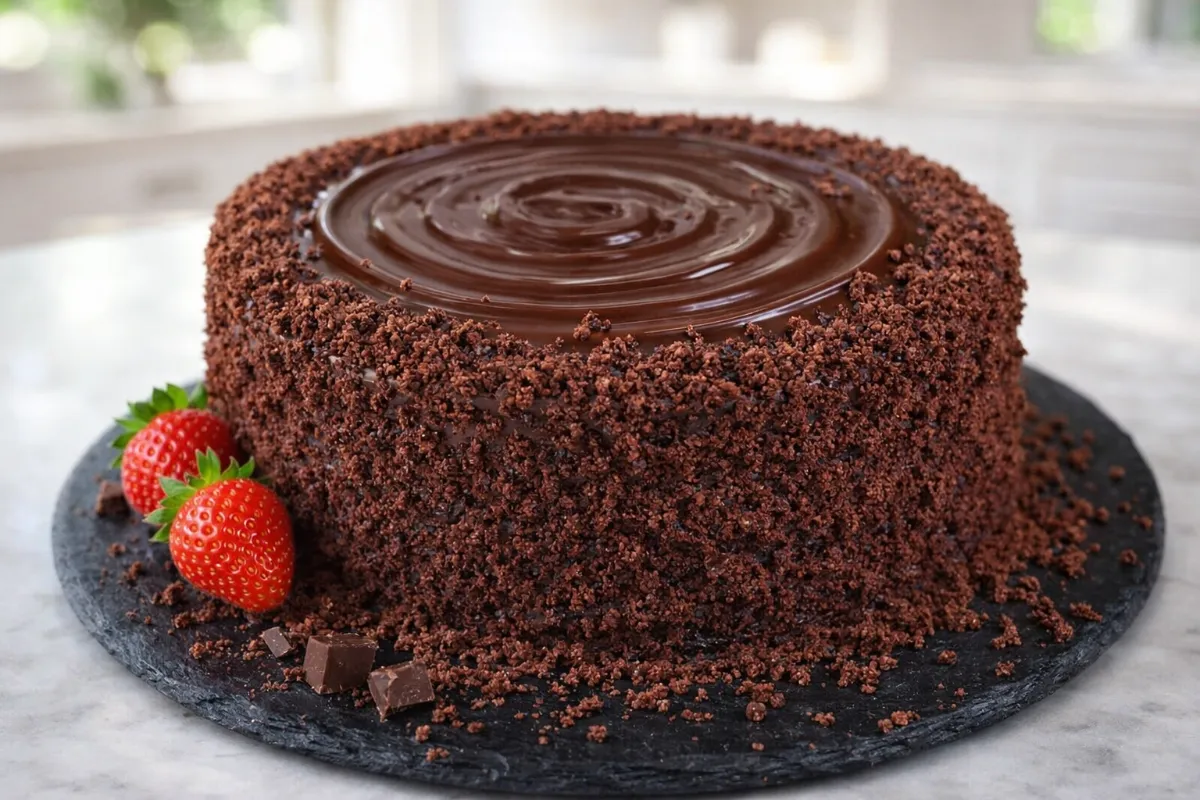 vláčna čokoládová torta