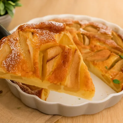 vláčny hruškový koláč