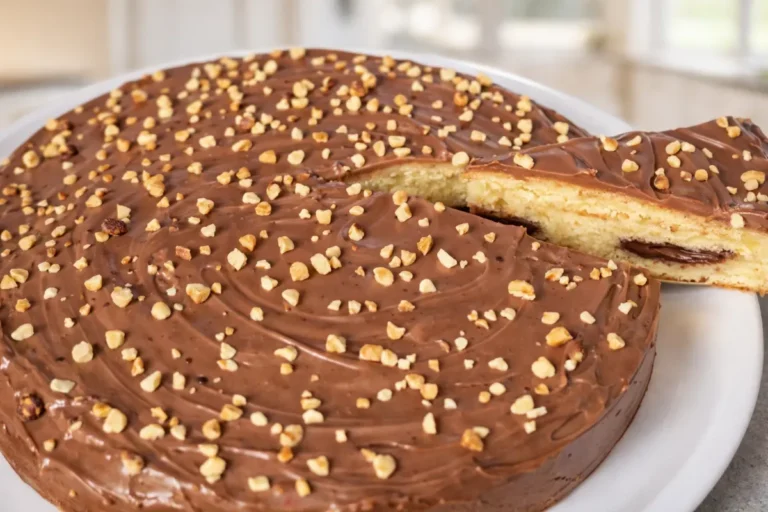 vláčny nutelový koláč