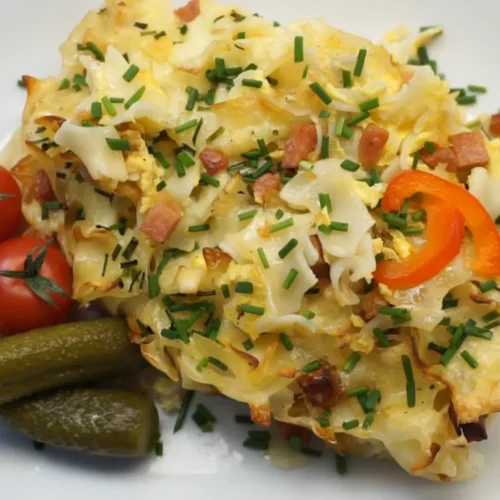 zapečené cestoviny so salámou