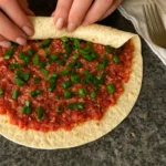 zapečené tortilly s mäsom