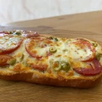 zapečený chlieb so syrom