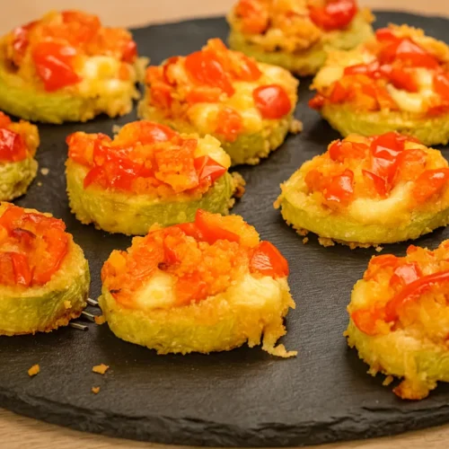 zapekané cuketové kolieska