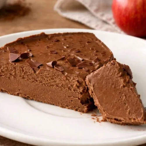 zdravý nepečený koláč z 2 surovín