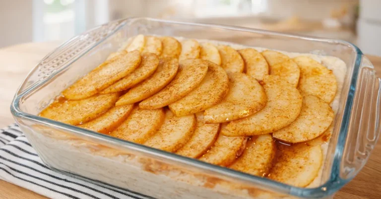 zdravý ovsený koláč s jablkami