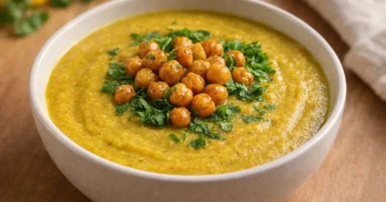 zeleninová polievka s cícerom