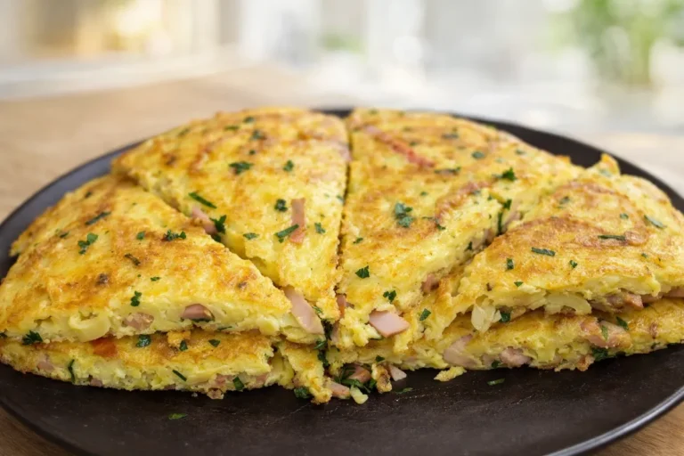 zemiaková syrová omeleta