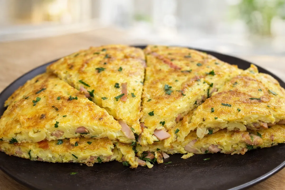 zemiaková syrová omeleta