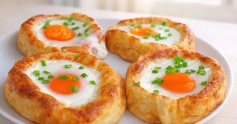 zemiakové hniezda s vajíčkom