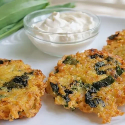 zemiakové placky s medvedím cesnakom