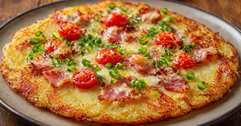 zemiakový koláč s mortadellou