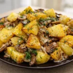 zemiaky v hubovej omacke