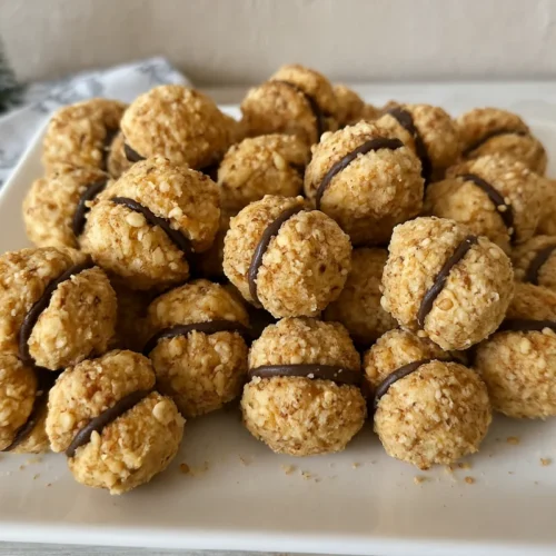 zlepované orechové sušienky