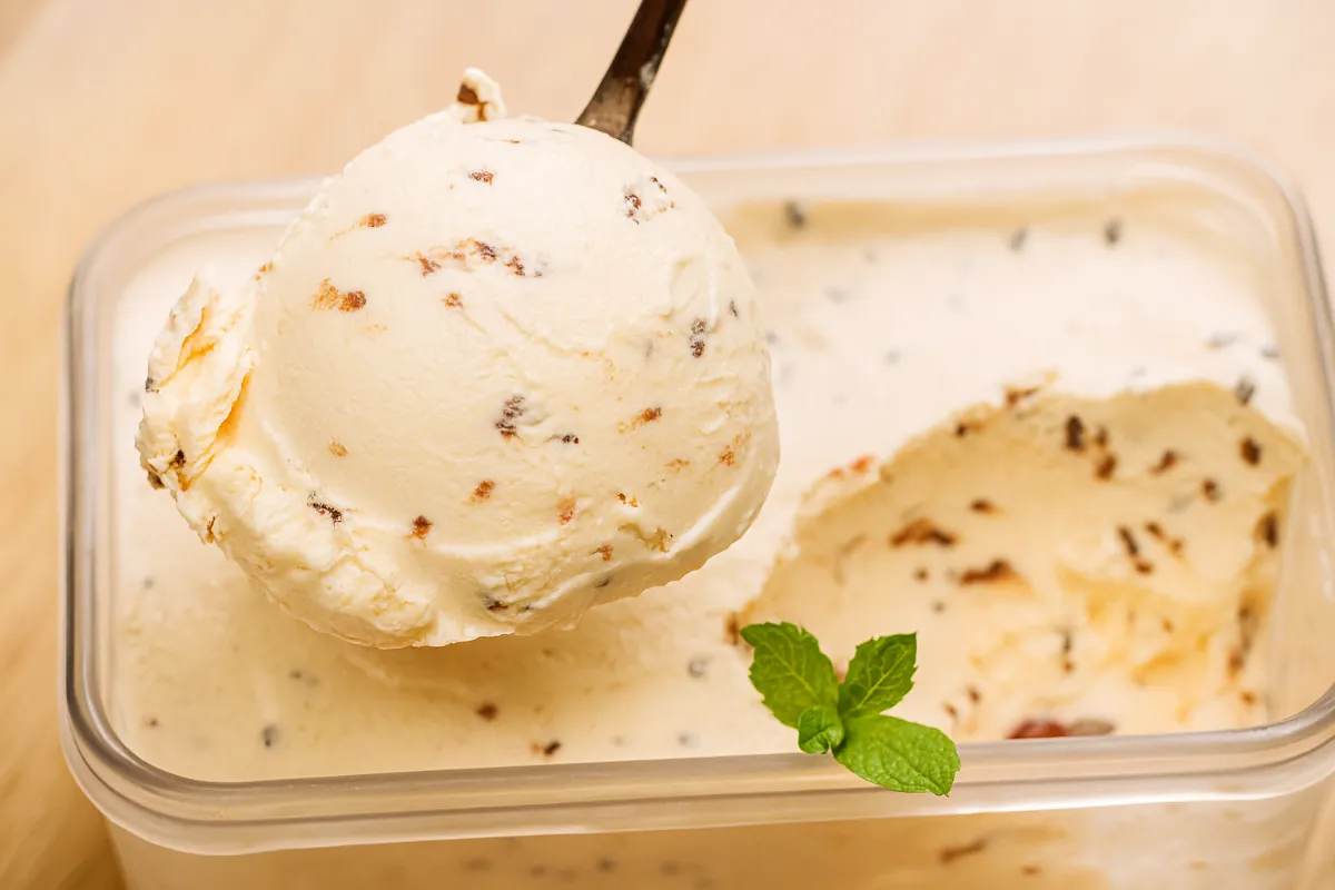 zmrzlina so šumienkou