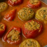 Papriky plnené mäsom