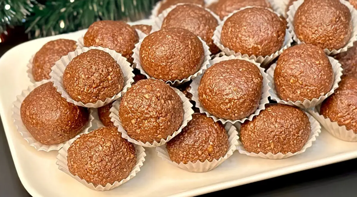 Arašidovo-čokoládové guľky